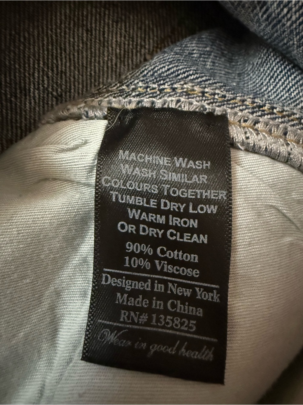 No.6 Store Erik Jean in Mid Blue Size 28 - Picture 10 of 10